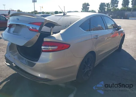 2018 Ford Fusion Hybrid Se из США, поврежденный, VIN 3FA6P0LU6JR123975